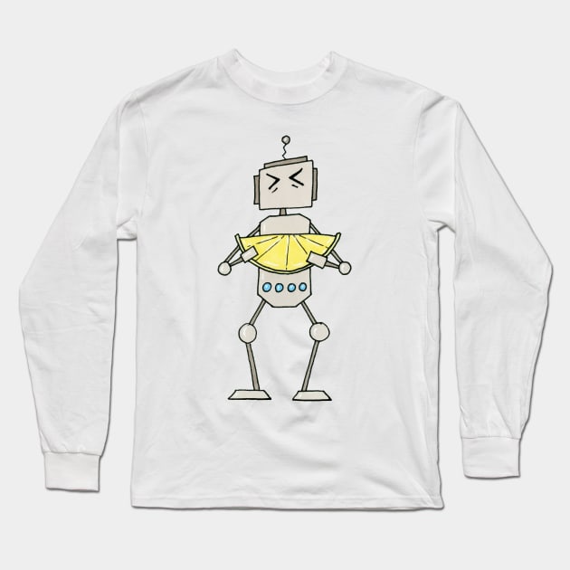 Sour Robot Long Sleeve T-Shirt by CuteBotss